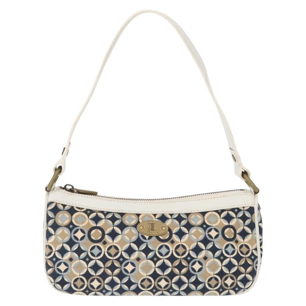 CELINE Accessory Pouch Canvas Navy Auth 154611 - Picture 13 of 16